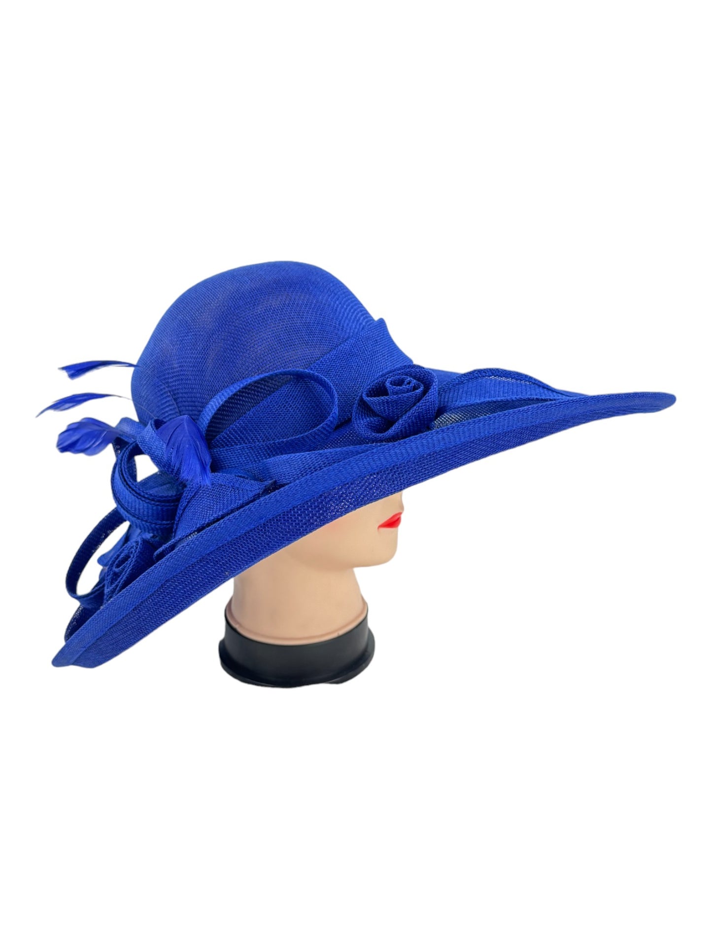 NEW BOW FLOWER SINAMAY KENTUCKY DERBY WEDDING HAT FF923 (1PC)