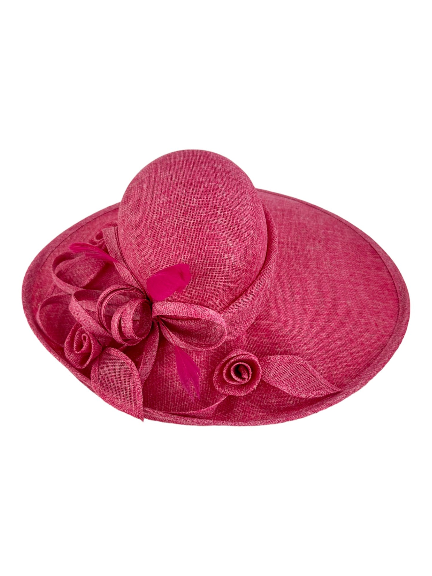 NEW BOW FLOWER SINAMAY KENTUCKY DERBY WEDDING HAT FF923 (1PC)
