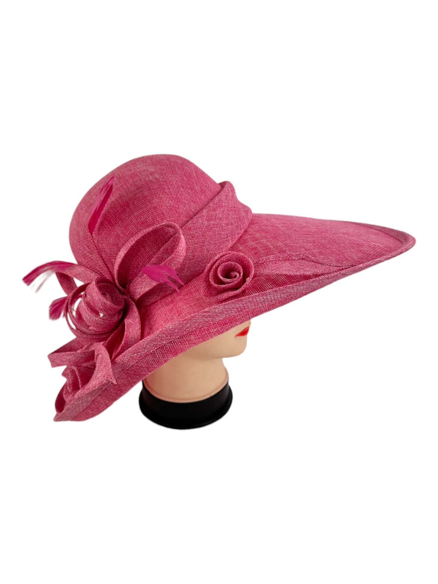 NEW BOW FLOWER SINAMAY KENTUCKY DERBY WEDDING HAT FF923 (1PC)
