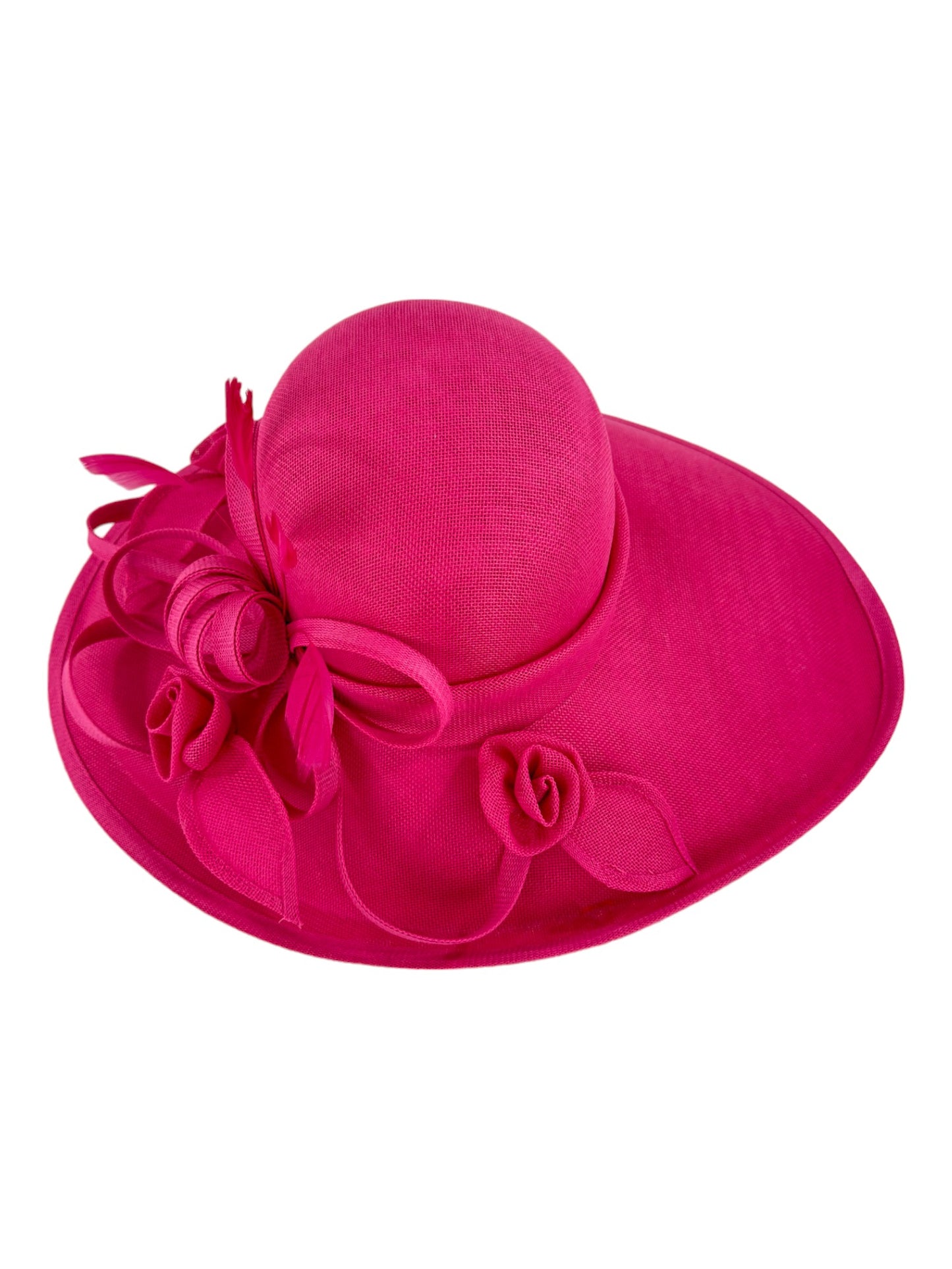 NEW BOW FLOWER SINAMAY KENTUCKY DERBY WEDDING HAT FF923 (1PC)