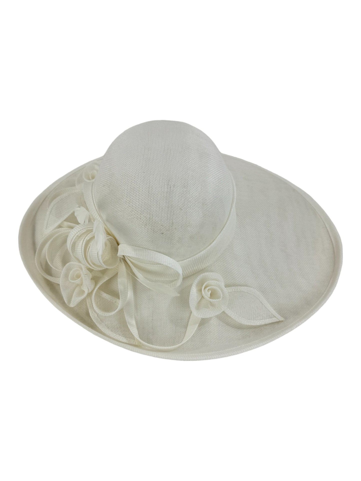 NEW BOW FLOWER SINAMAY KENTUCKY DERBY WEDDING HAT FF923 (1PC)