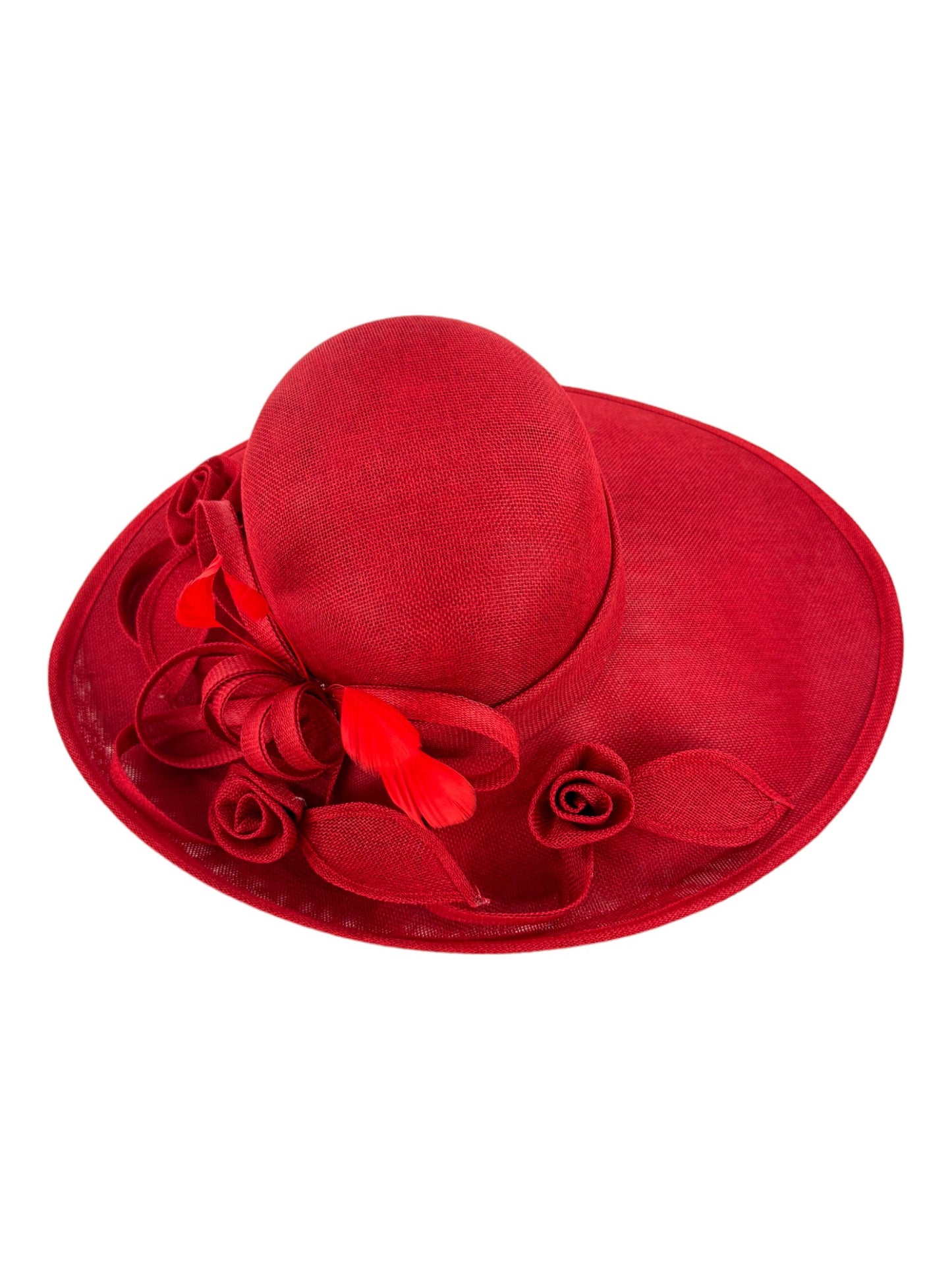 NEW BOW FLOWER SINAMAY KENTUCKY DERBY WEDDING HAT FF923 (1PC)