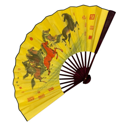Chinese Vintage Oriental Hand Held Folding Fan FN0571. (12PC)