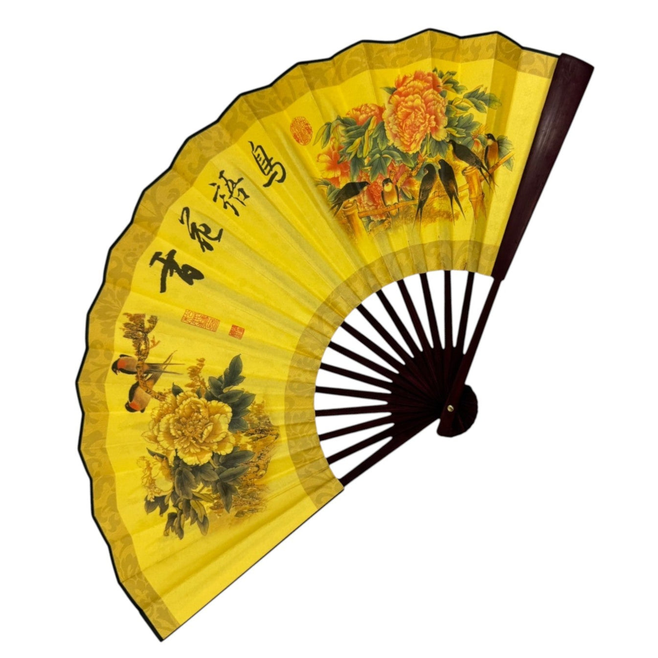 Chinese Vintage Oriental Hand Held Folding Fan FN0571. (12PC)
