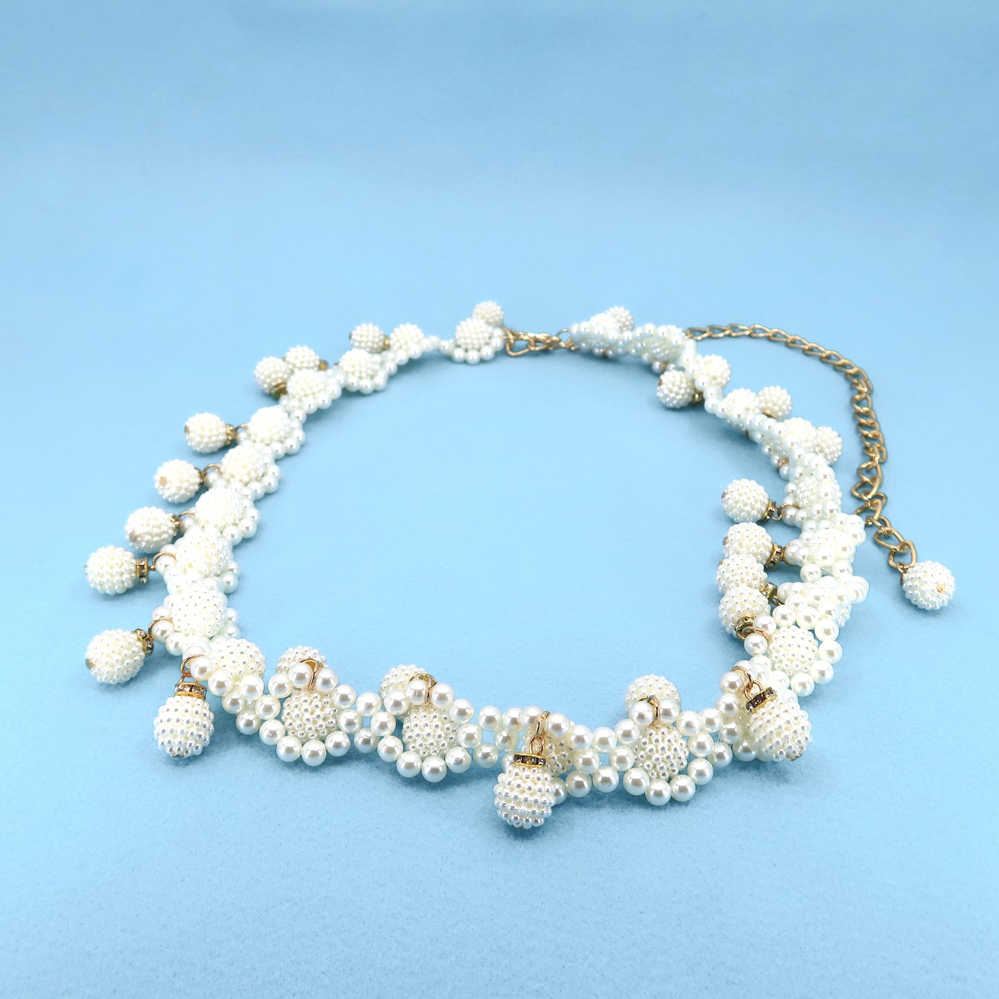 Pearl Bell Decorate Chain Belt BT0506-1 (4PC)