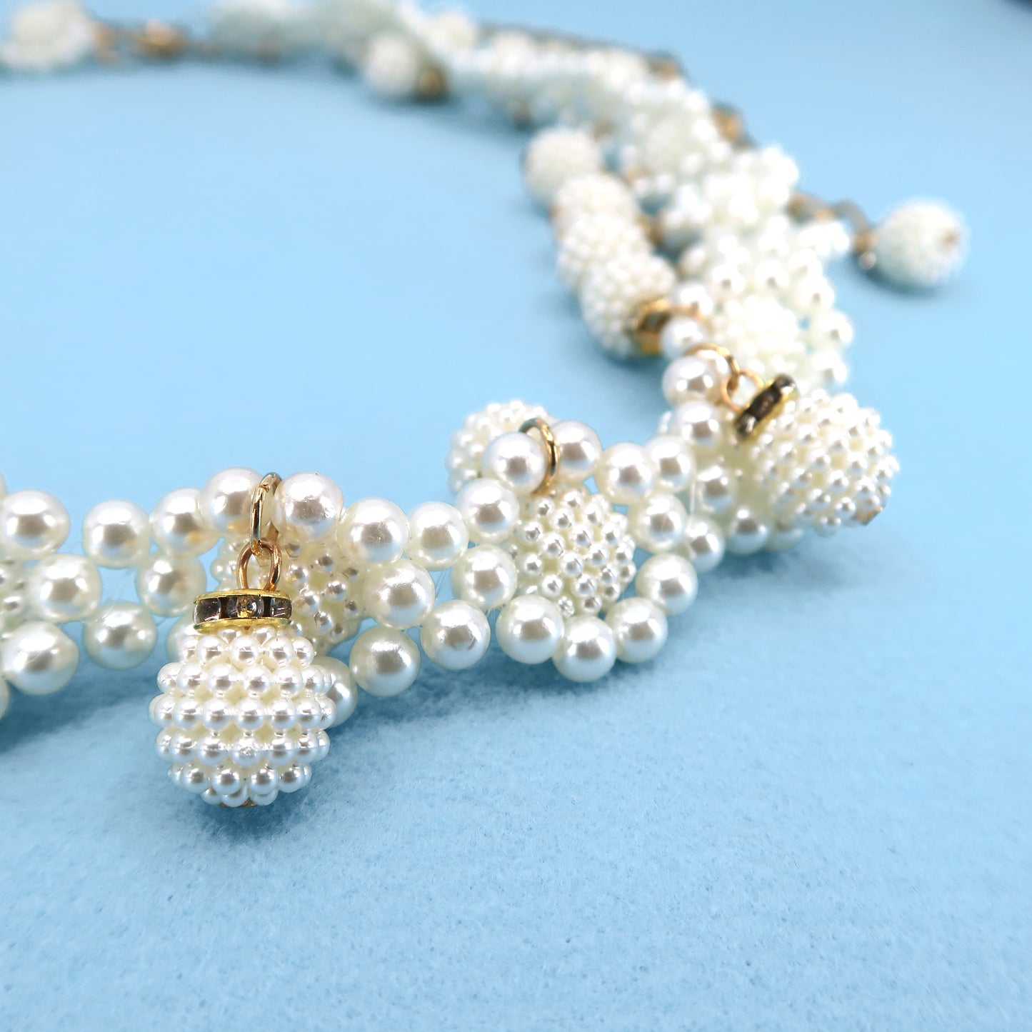 Pearl Bell Decorate Chain Belt BT0506-1 (4PC)
