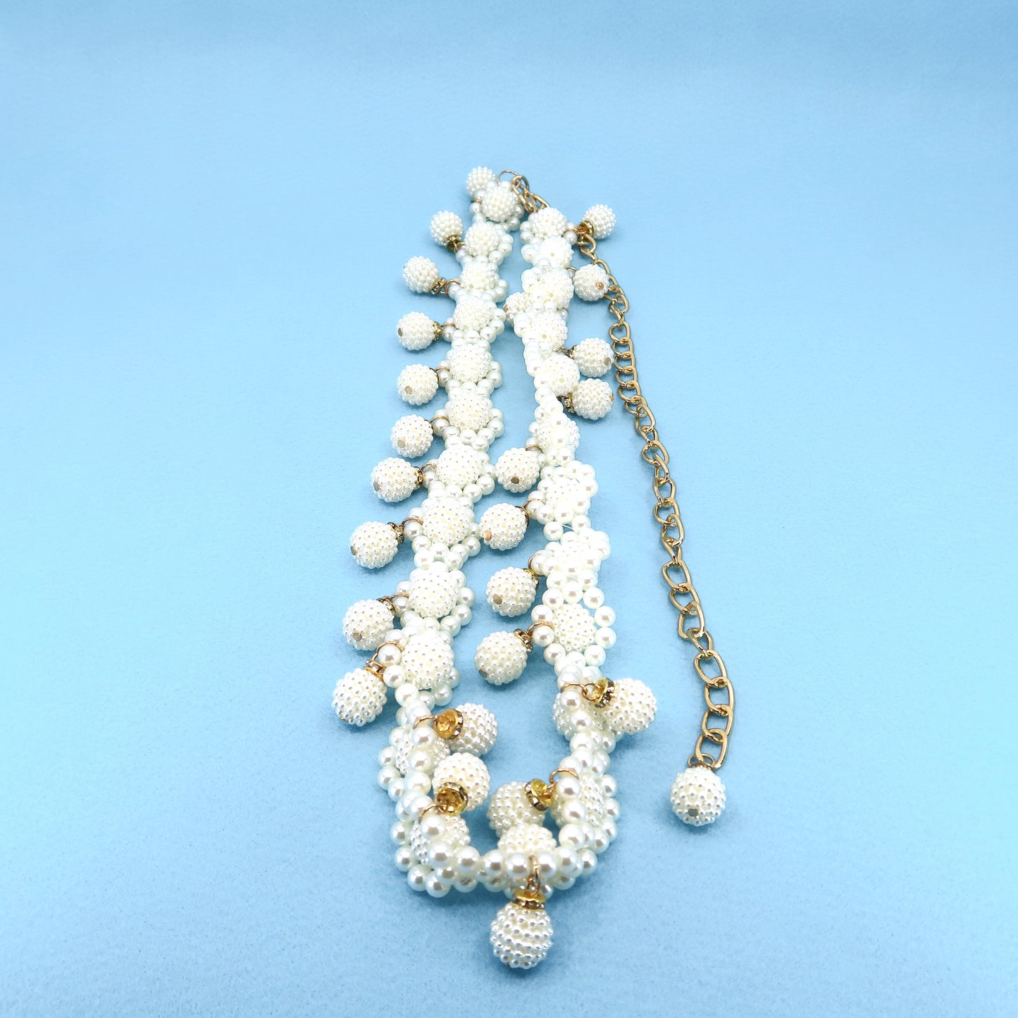 Pearl Bell Decorate Chain Belt BT0506-1 (4PC)