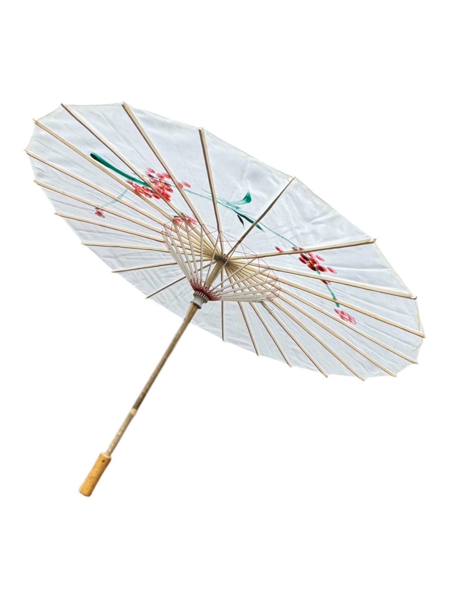 Traditional Floral Sunshade Oil Cloth Paper Umbrella UM5044 (12PC)