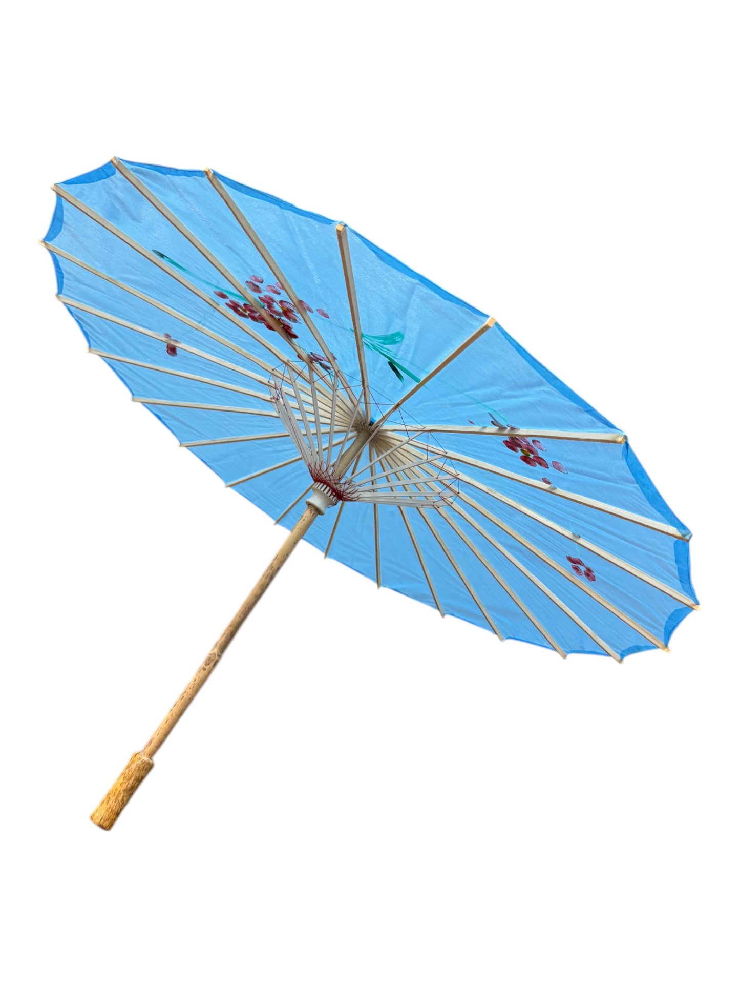 Traditional Floral Sunshade Oil Cloth Paper Umbrella UM5044 (12PC)