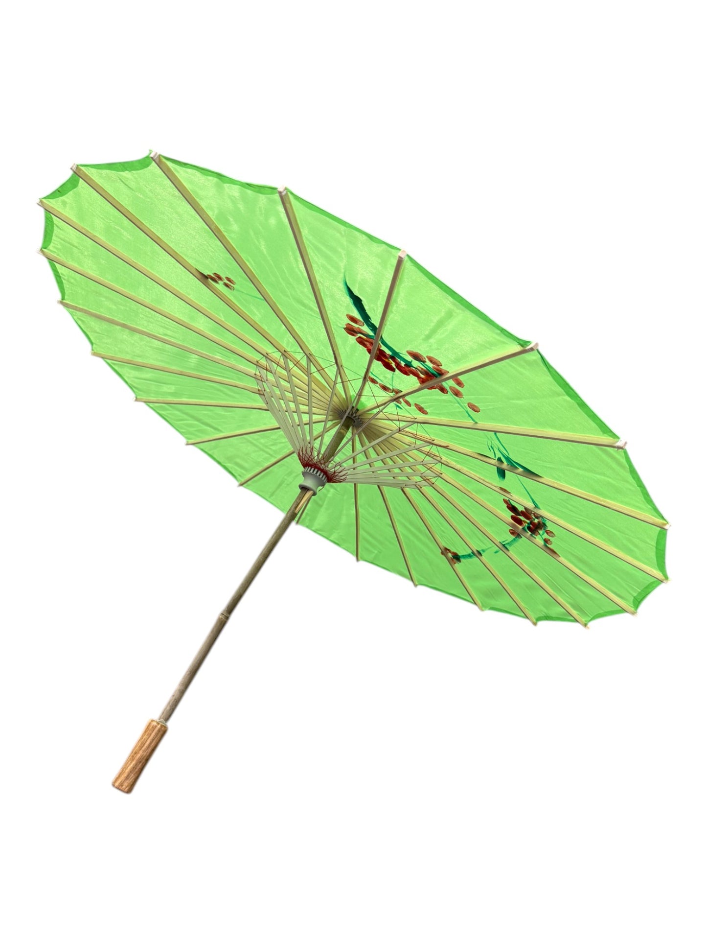 Traditional Floral Sunshade Oil Cloth Paper Umbrella UM5044 (12PC)