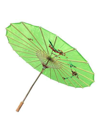 Traditional Floral Sunshade Oil Cloth Paper Umbrella UM5044 (12PC)