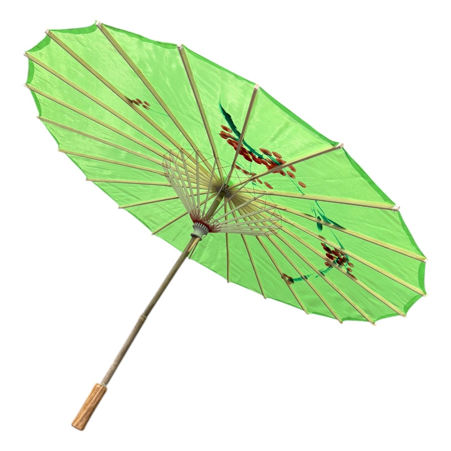 Traditional Floral Sunshade Oil Cloth Paper Umbrella UM5044. (12PC)