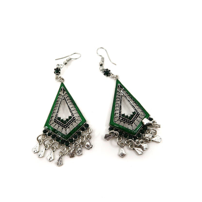 Color Stone Rhombus Earring ER904-24 (12PC)