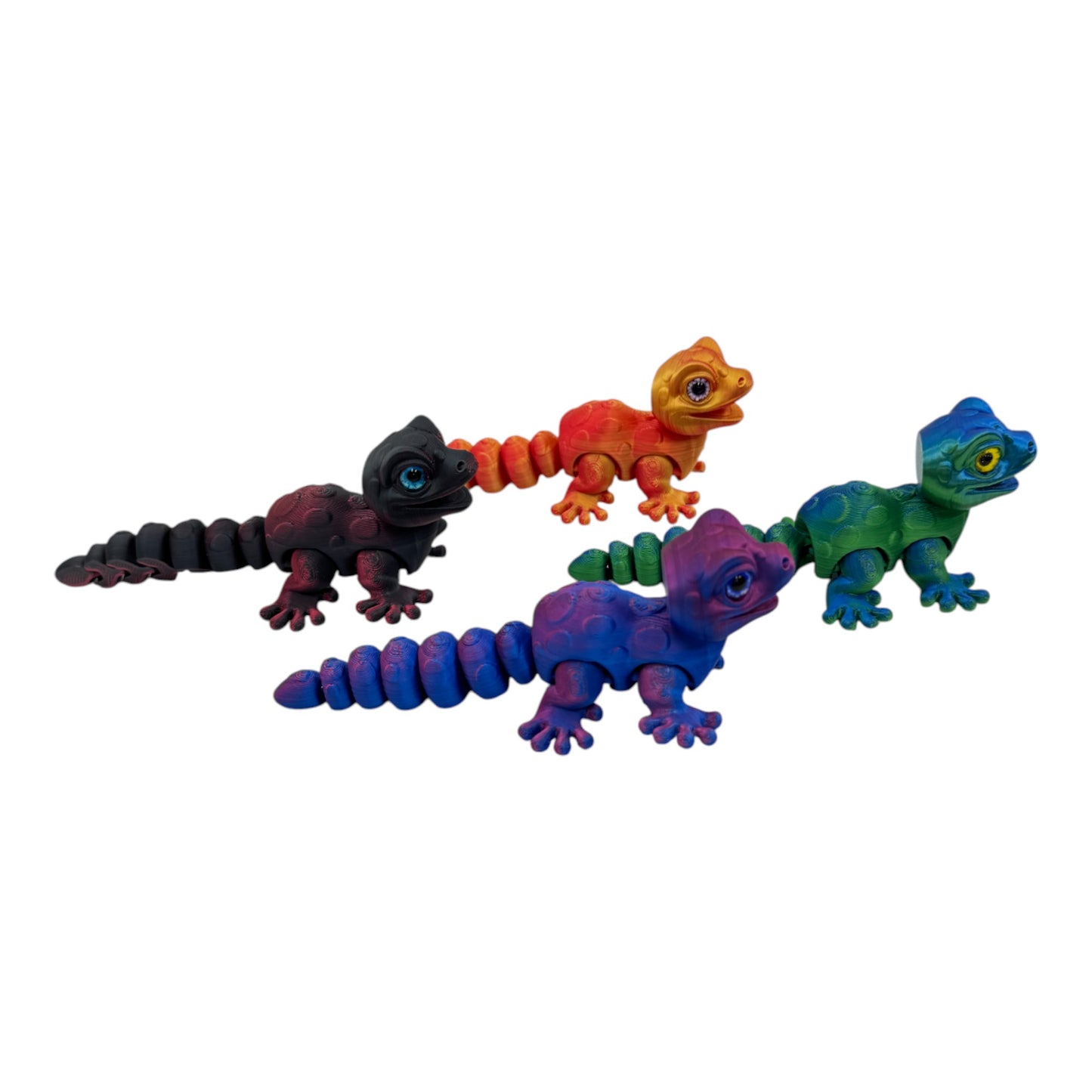 3D Animal Toy Lizard TY5319-10  (12PC)