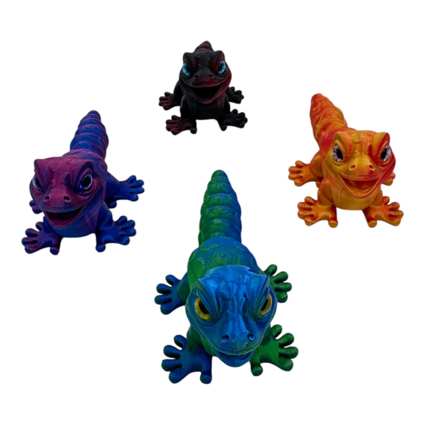 3D Animal Toy Lizard TY5319-10  (12PC)
