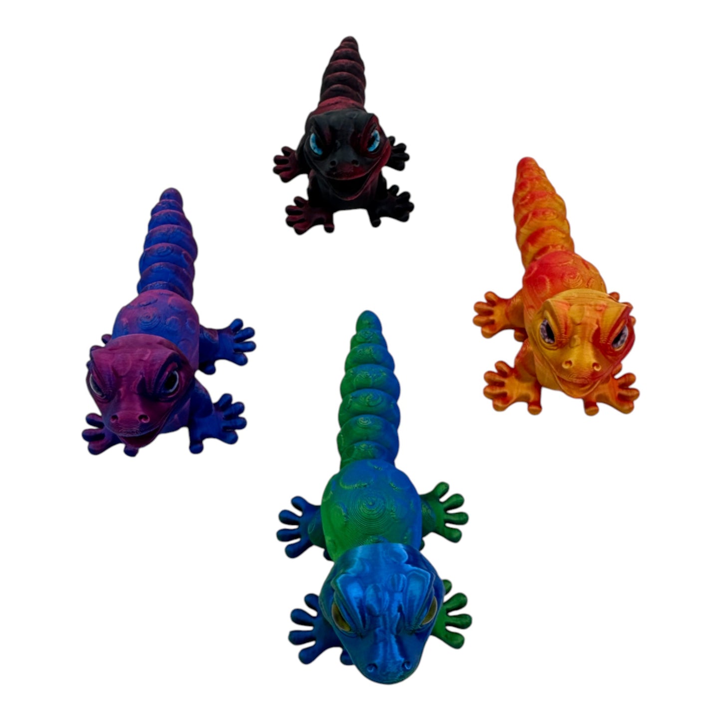 3D Animal Toy Lizard TY5319-10  (12PC)