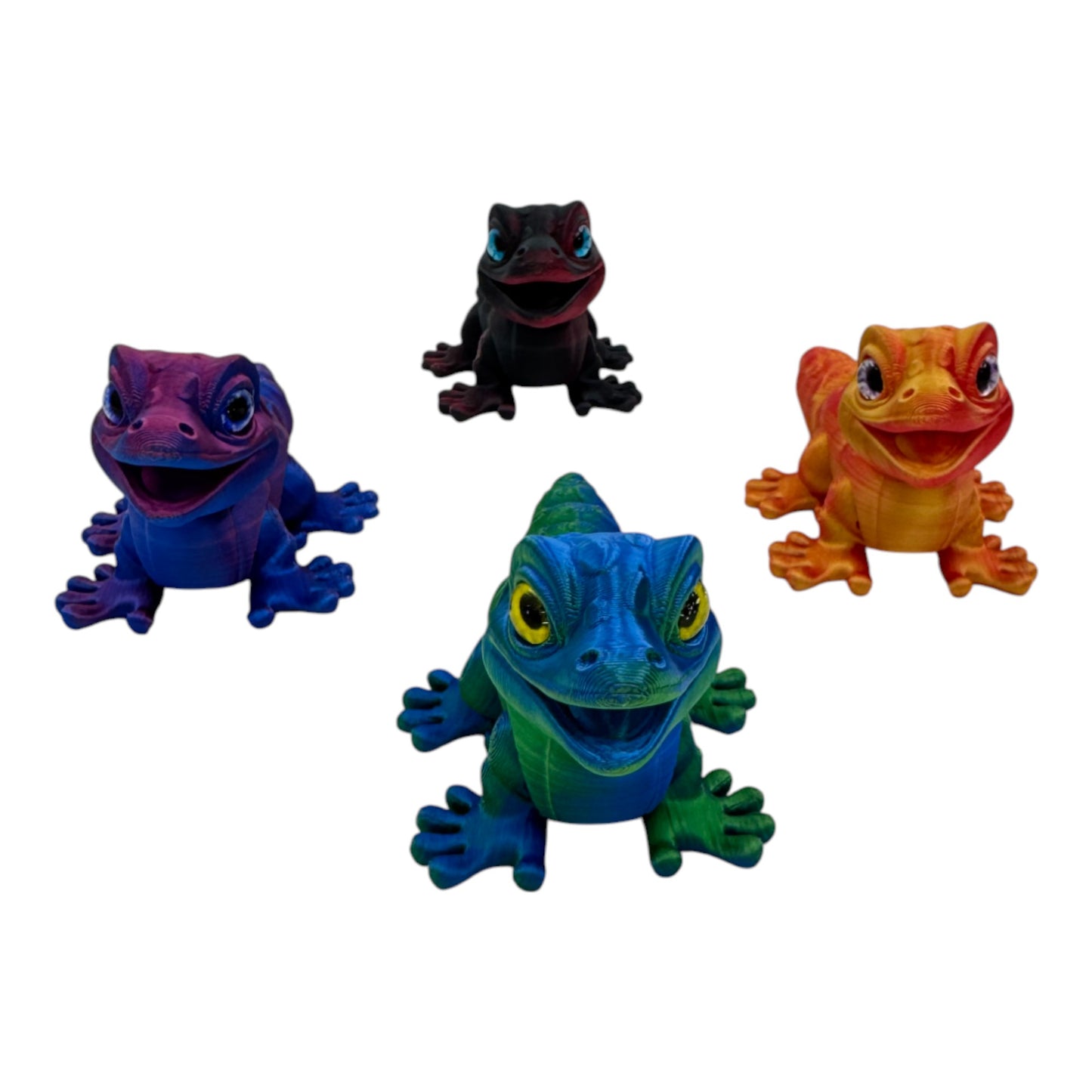 3D Animal Toy Lizard TY5319-10  (12PC)