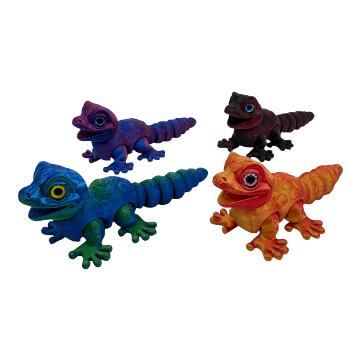 3D Animal Toy Lizard TY5319-10  (12PC)