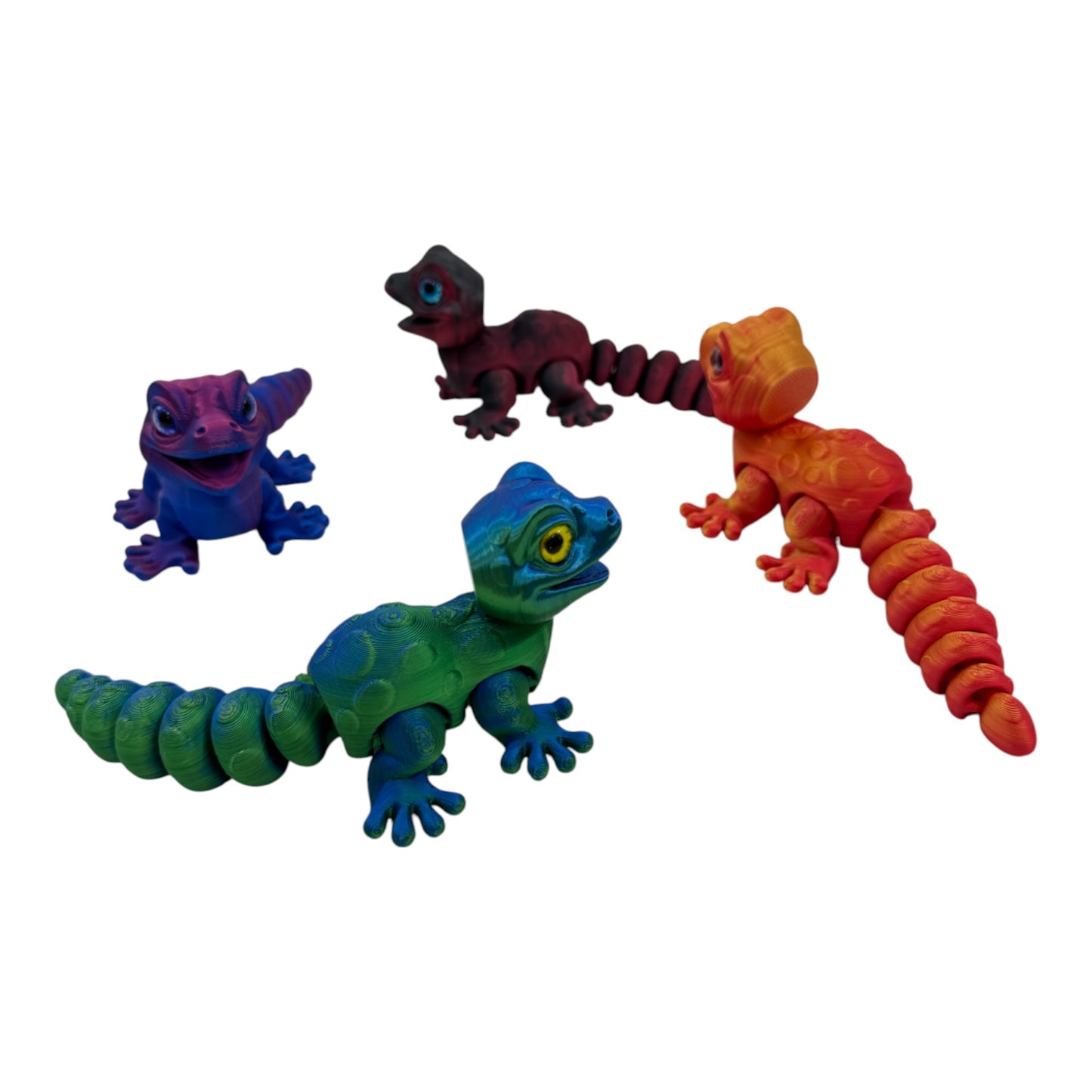 3D Animal Toy Lizard TY5319-10  (12PC)