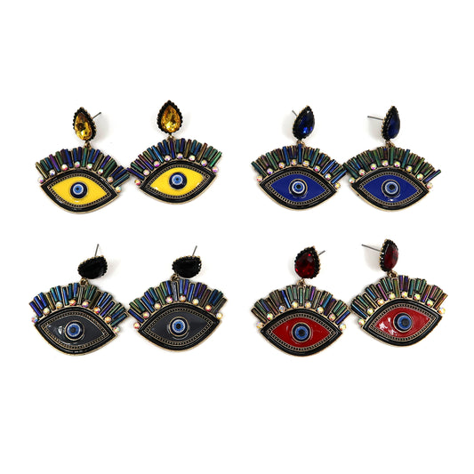 Evil Eye Earring ER904-27 (12PC)