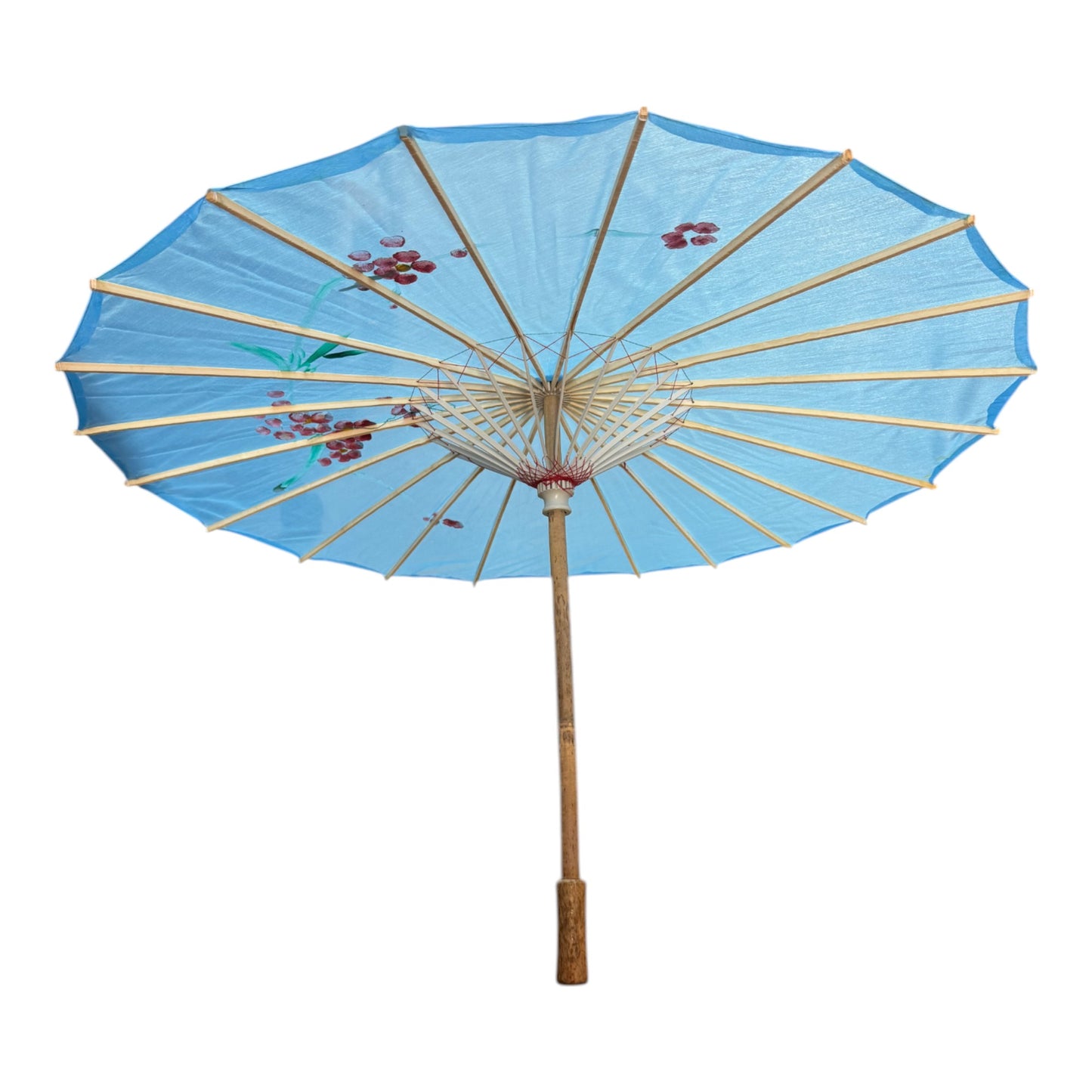 Traditional Floral Sunshade Oil Cloth Paper Umbrella UM5044 (12PC)