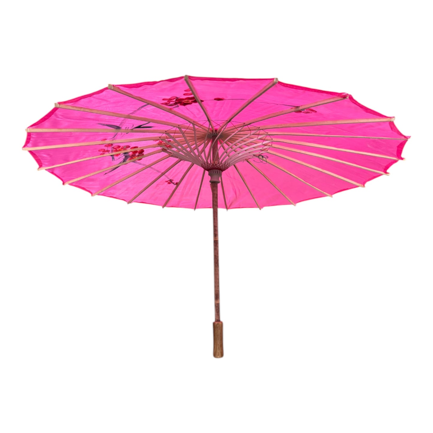 Traditional Floral Sunshade Oil Cloth Paper Umbrella UM5044 (12PC)