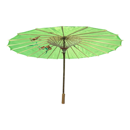 Traditional Floral Sunshade Oil Cloth Paper Umbrella UM5044 (12PC)