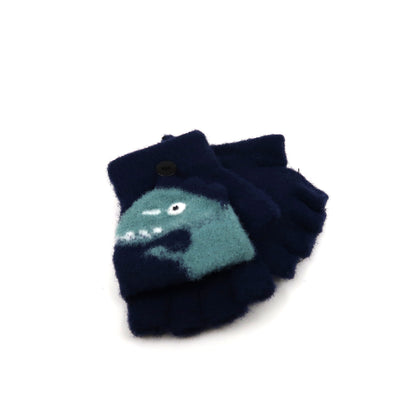Kids Dino Knitted Glove GE103-3. (12PAIR)