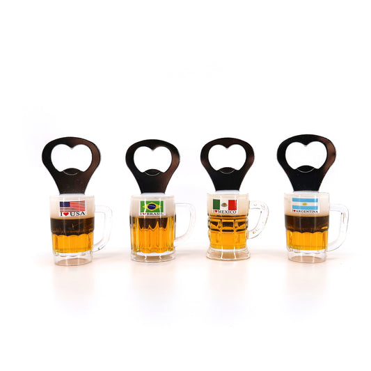 Beer Flag Miniature Bottle Opener BO723-1 (12PC)