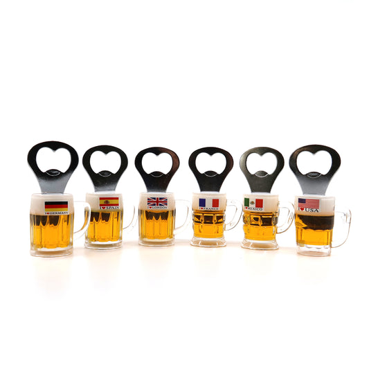 Beer Flag Miniature Bottle Opener BO723-2 (12PC)