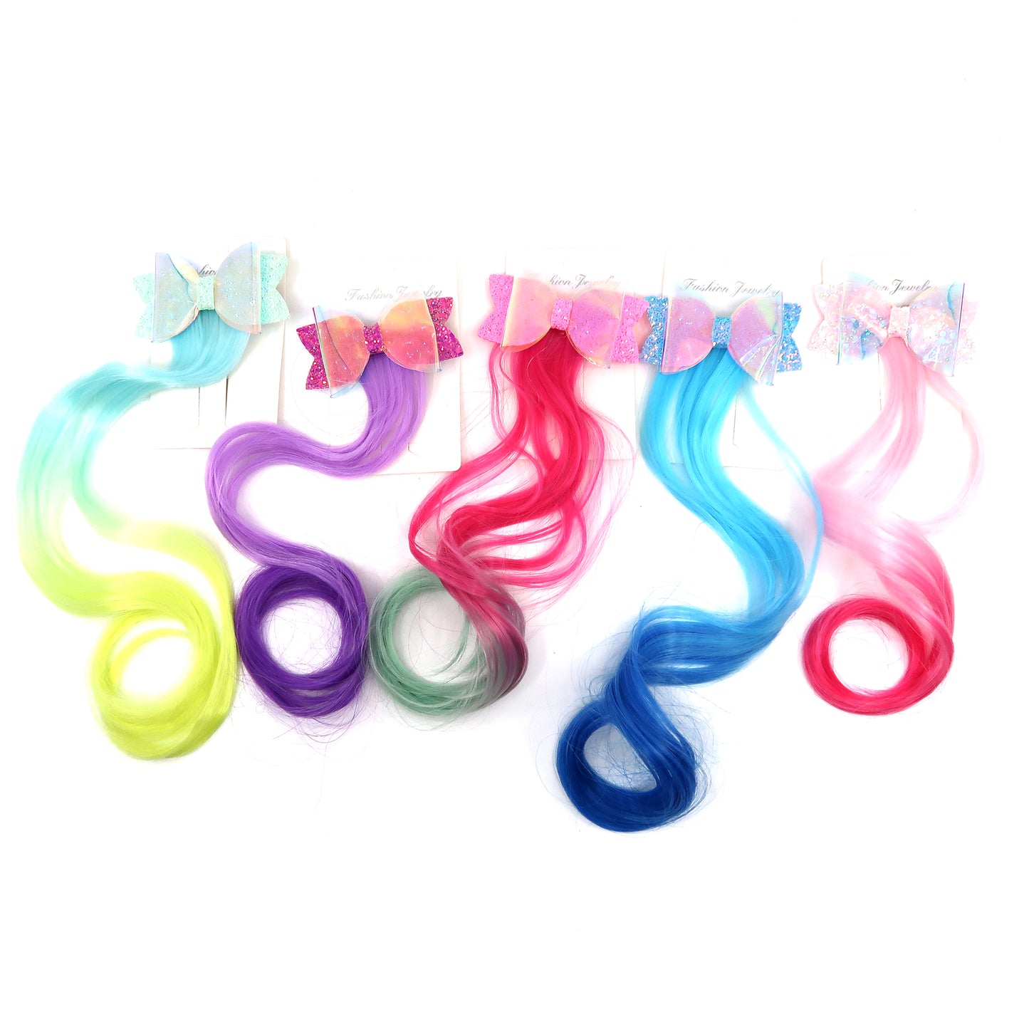 Gradation Wig Ribbon Hair Decoration BR21015-55 (12PC)