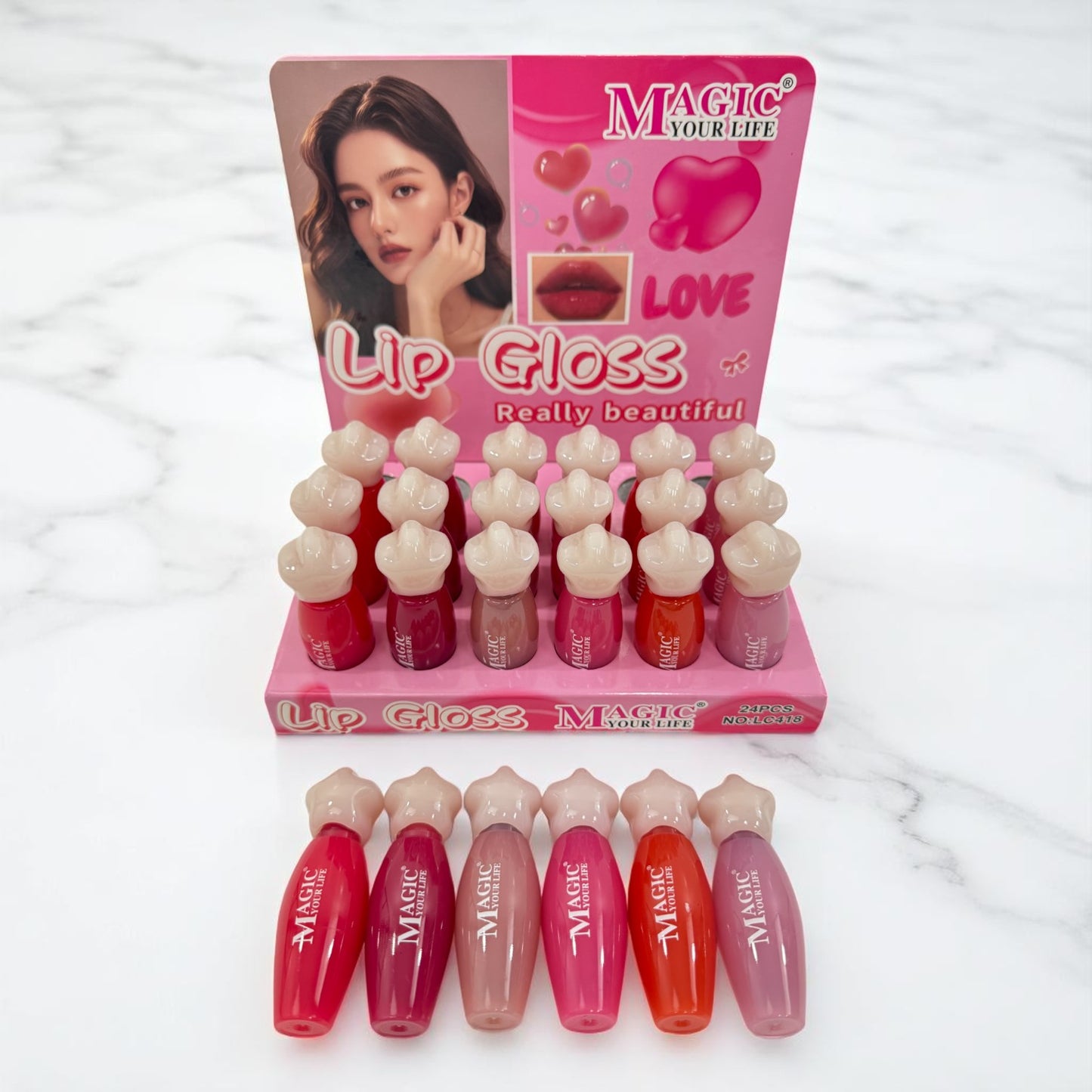 Magic Your Life Lip Gloss LC418 (24PC)