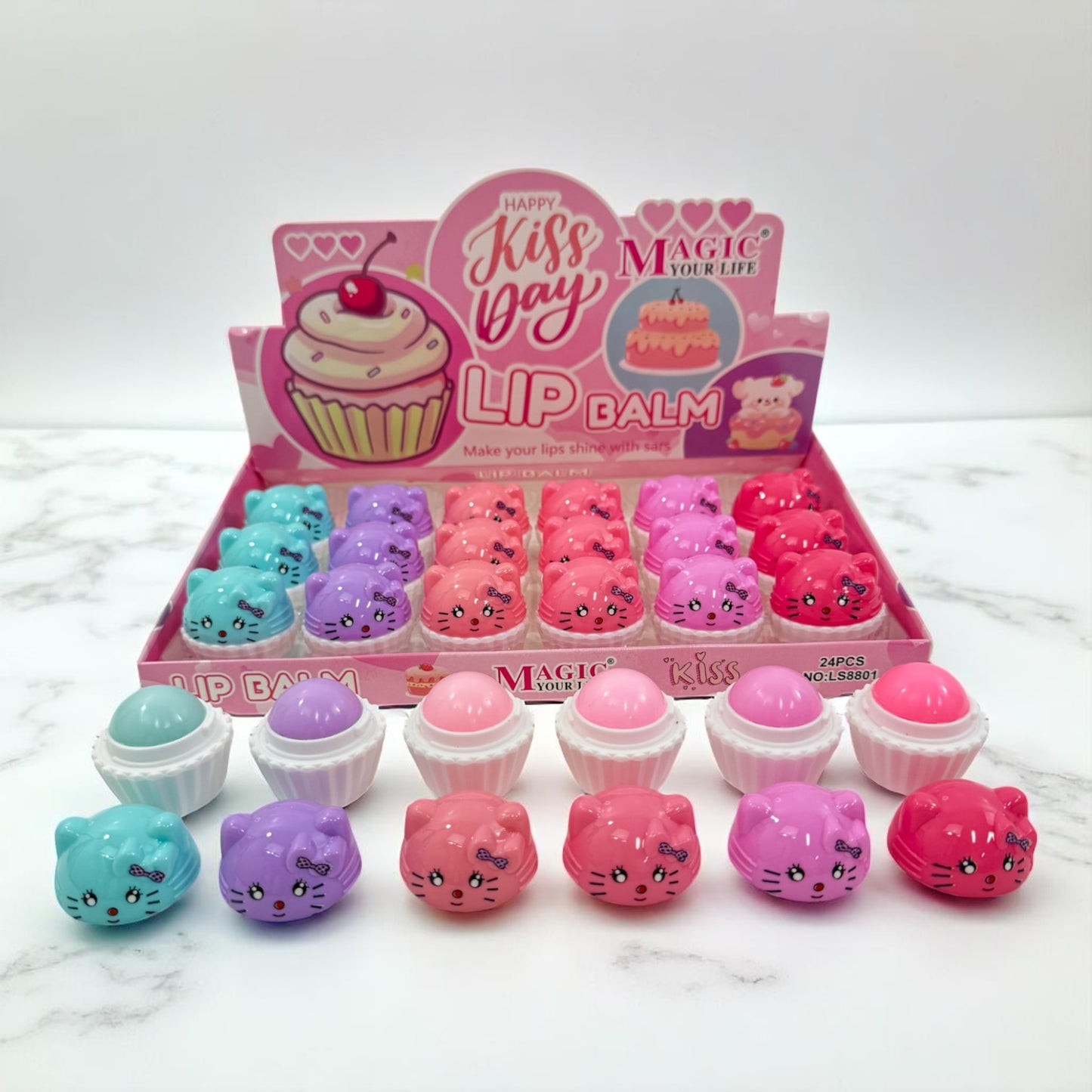 Magic Your Life Lip Balm LB8801 (24PC)
