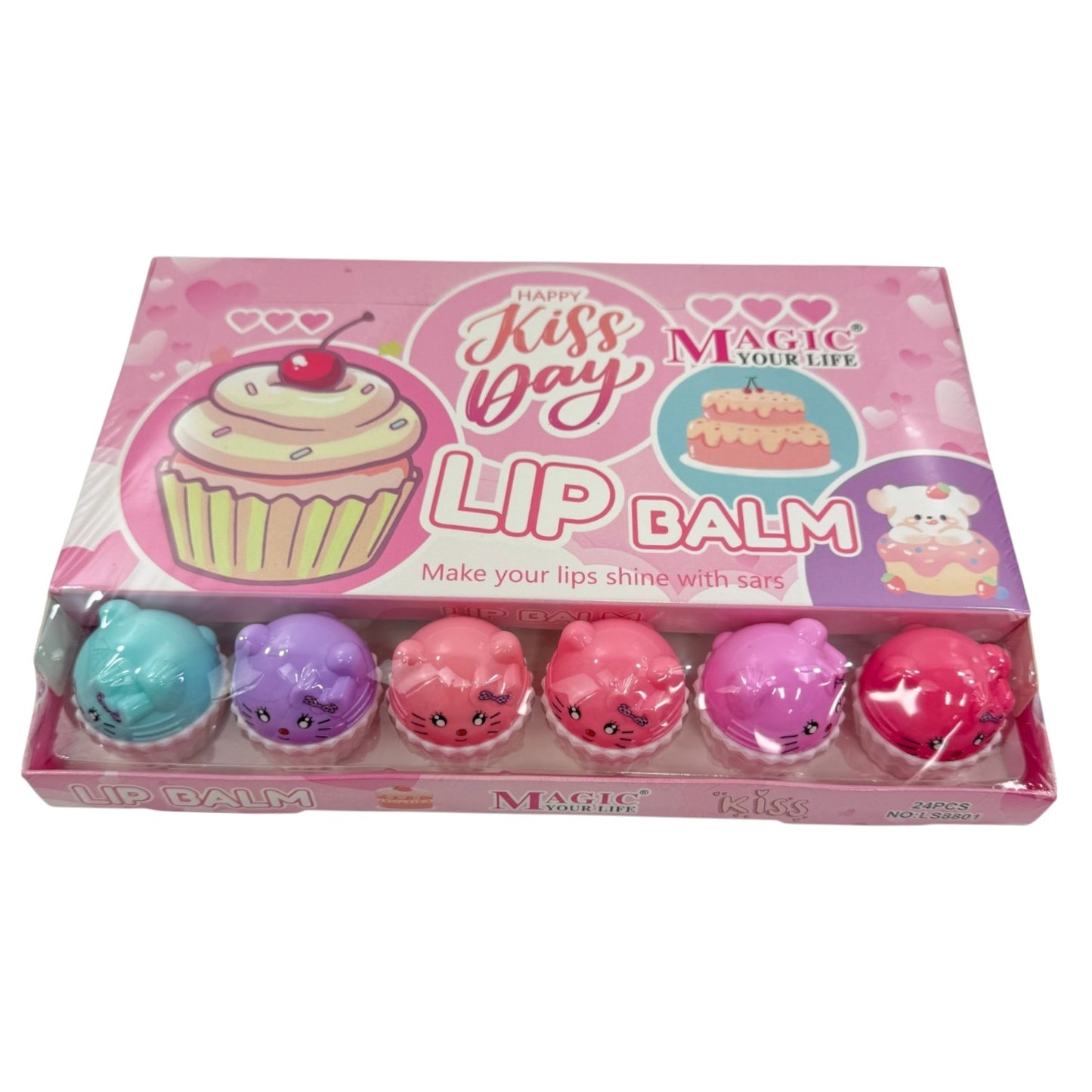 Magic Your Life Lip Balm LB8801 (24PC)