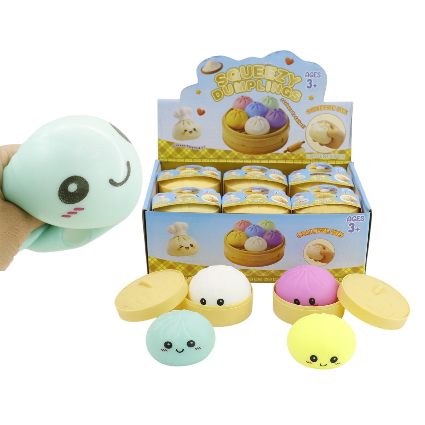 Soft Squishy Dumpling SS417-8! (12PC)