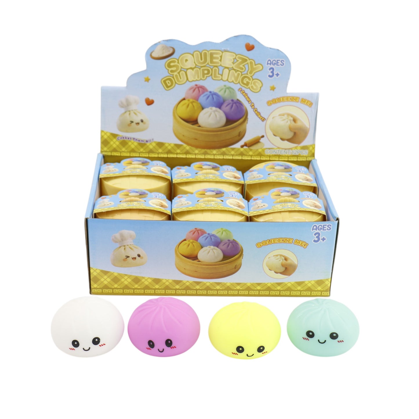 Soft Squishy Dumpling SS417-8! (12PC)