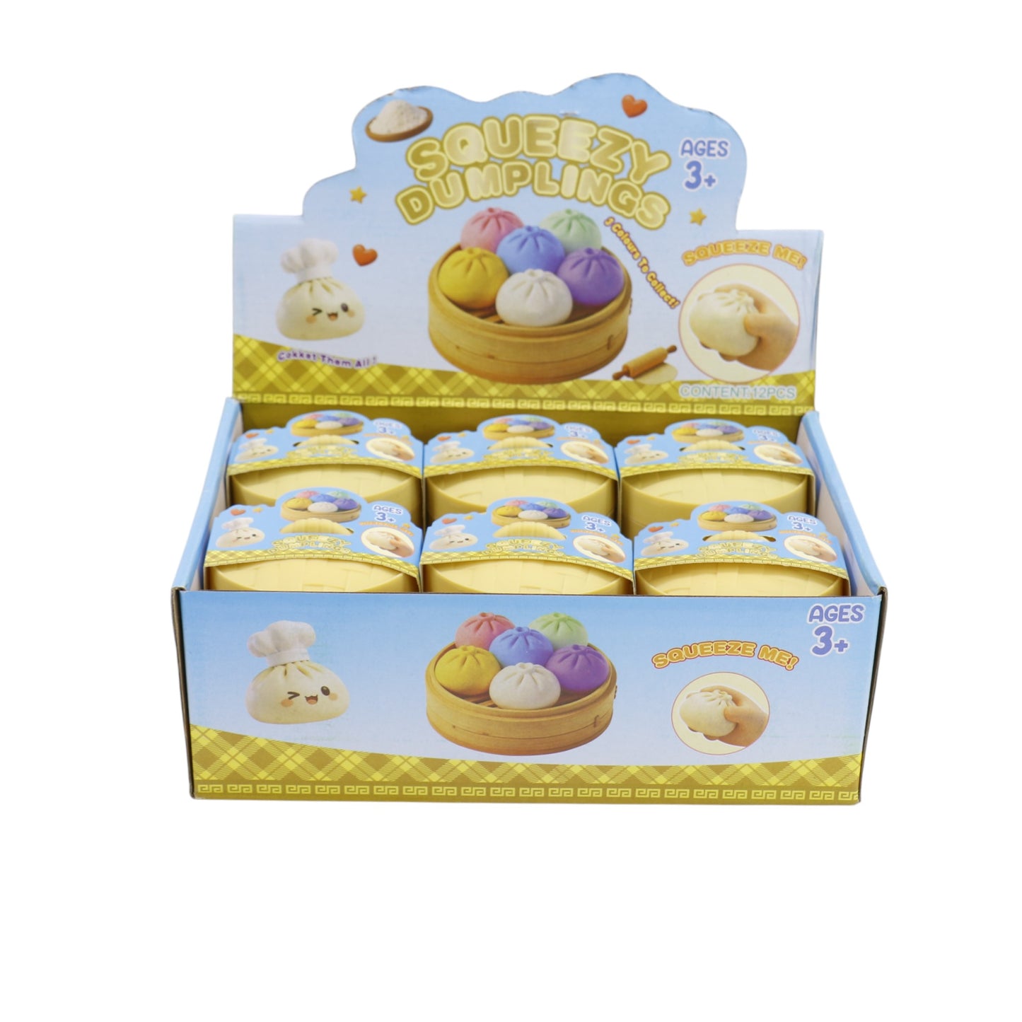 Soft Squishy Dumpling SS417-8! (12PC)