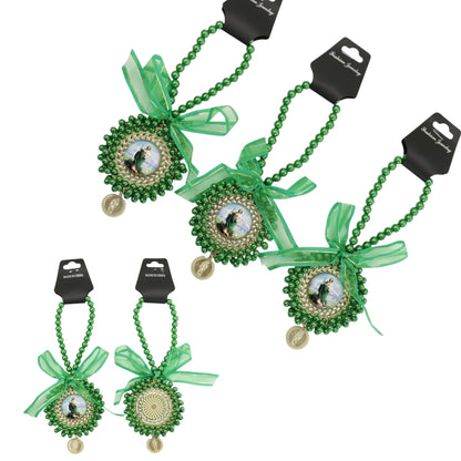 San Judas Car Rear Mirror Hang Accessory CH222GR (12PC)