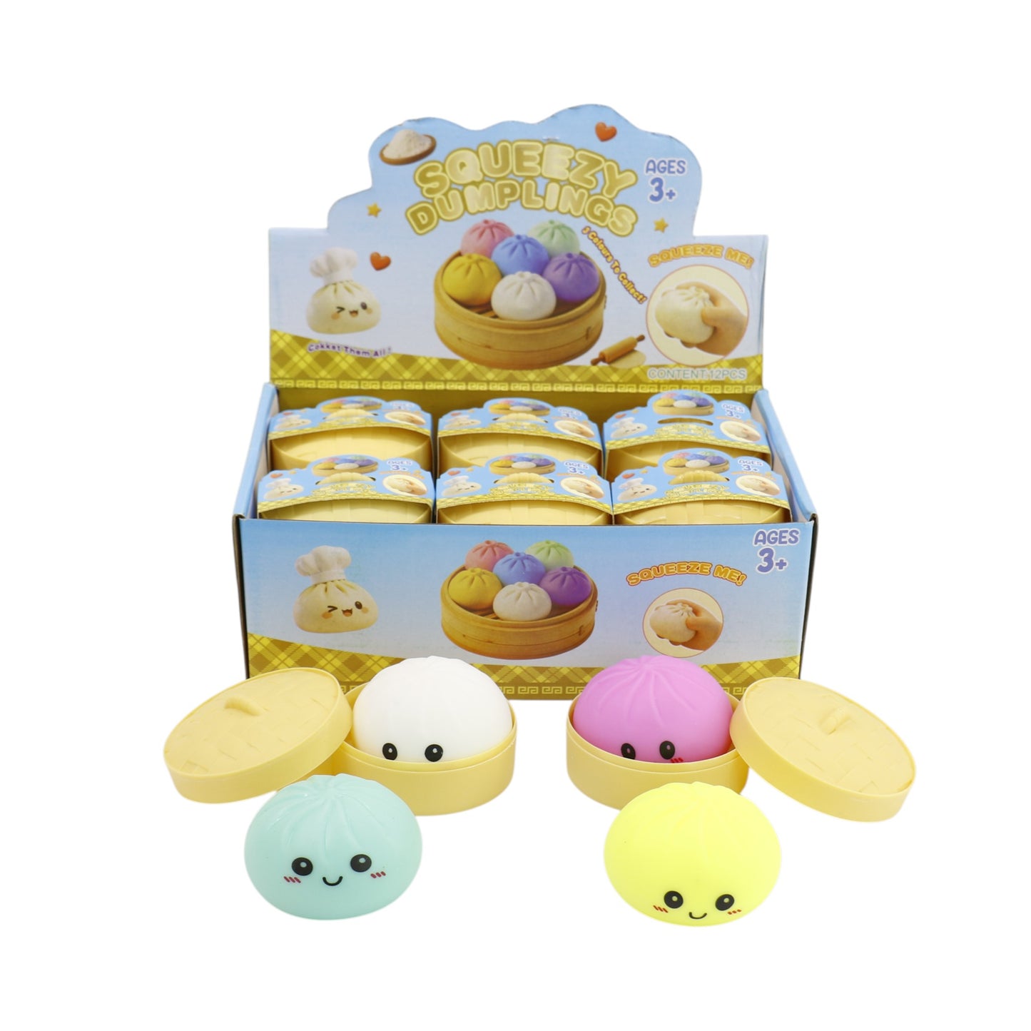 Soft Squishy Dumpling SS417-8! (12PC)