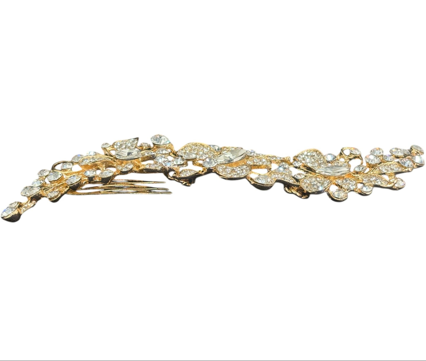 Crystal Butterfly Tiara Hair Comb JC628 (1PC)