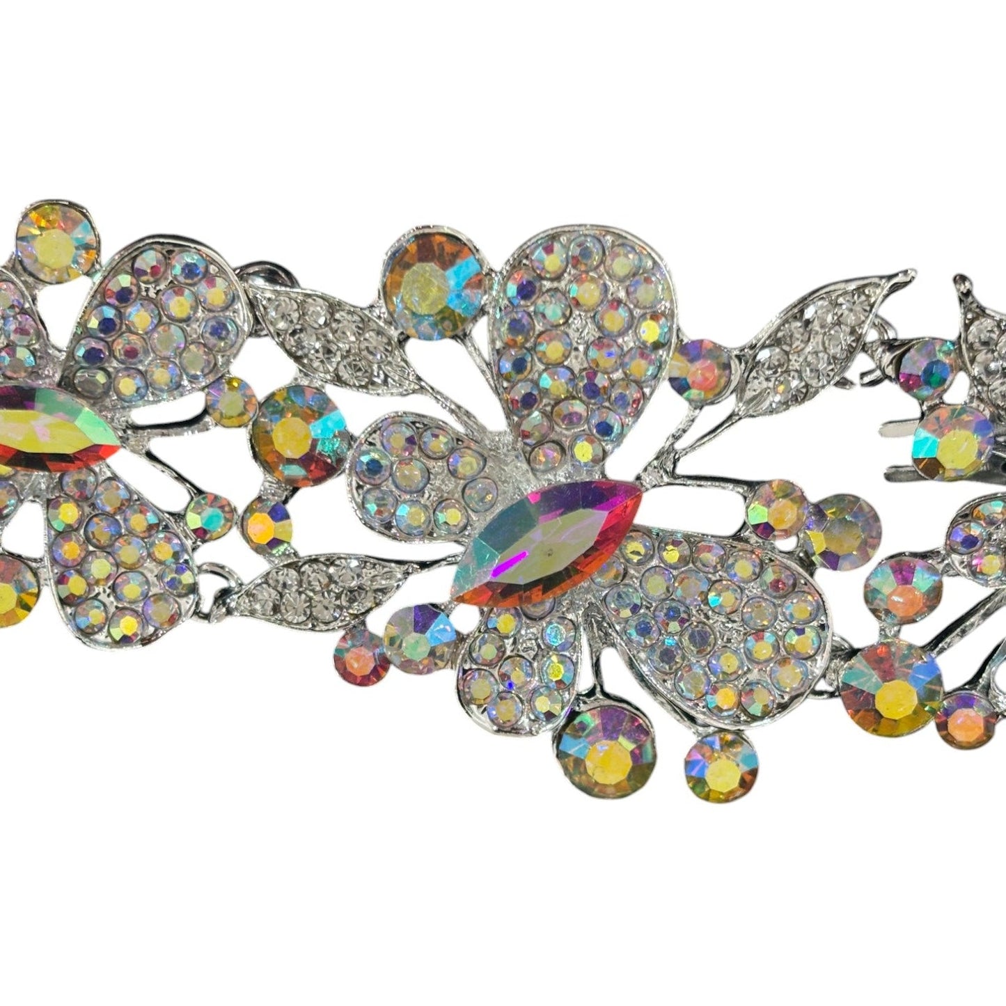 Crystal Butterfly Tiara Hair Comb JC628 (1PC)