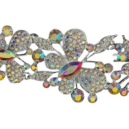 Crystal Butterfly Tiara Hair Comb JC628 (1PC)
