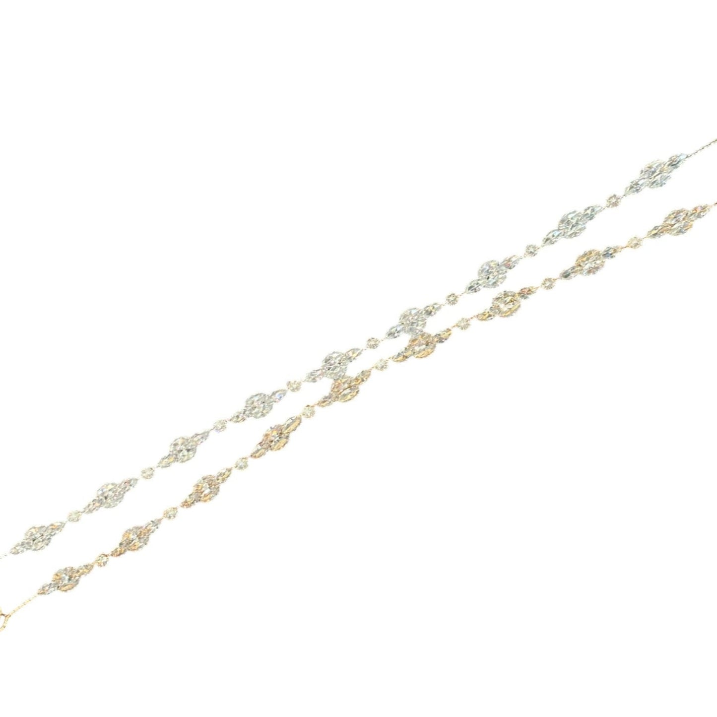 Crystal Blossom Branch Thin Tiara Hair Pin JC639 (3PC)