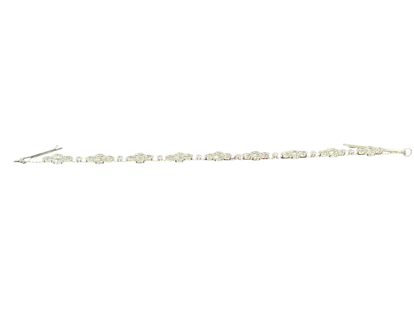 Crystal Blossom Branch Thin Tiara Hair Pin JC639 (3PC)