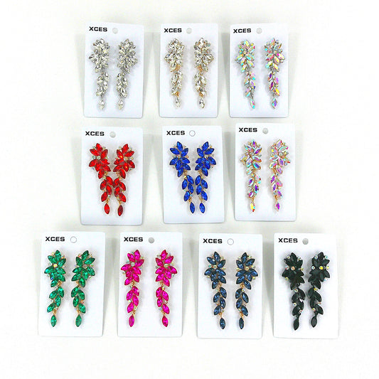 Crystal Marquise Cluster Drop Bridal Earring JE7306 (1PAIR)