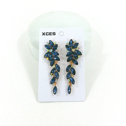 Crystal Marquise Cluster Drop Bridal Earring JE7306 (1PAIR)