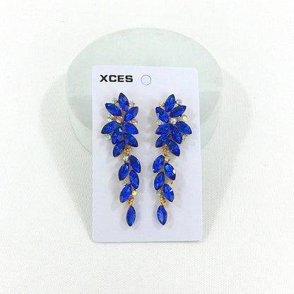 Crystal Marquise Cluster Drop Bridal Earring JE7306 (1PAIR)
