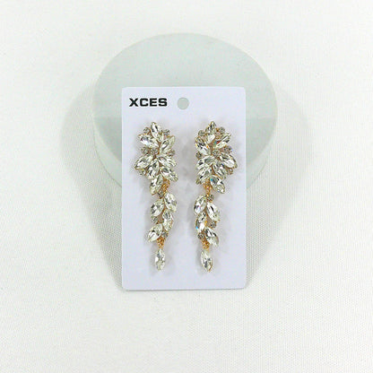 Crystal Marquise Cluster Drop Bridal Earring JE7306 (1PAIR)