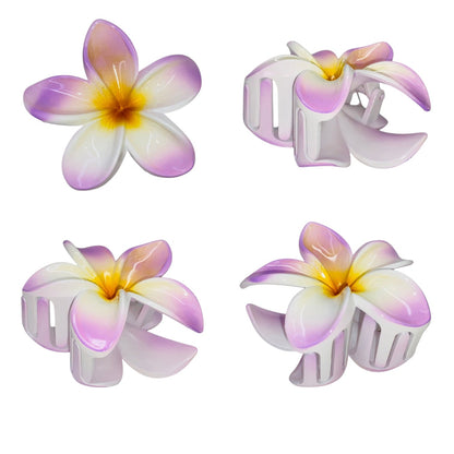 Hawaiian Flower Hair Claw Clip JH5829-41 (12PC)