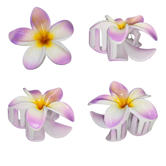 Hawaiian Flower Hair Claw Clip JH5829-41. (12PC)